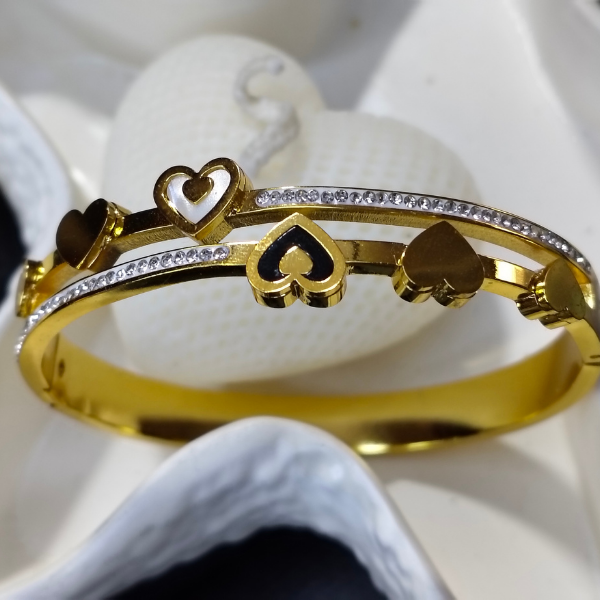 Trendy Kids Bracelet – 18K Gold Plated, Anti-Tarnish, Waterproof, Everyday Minimalist Jewelry (GOLD)