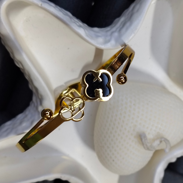 Trendy Kids Bracelet – 18K Gold Plated, Anti-Tarnish, Waterproof, Everyday Minimalist Jewelry (GOLD)
