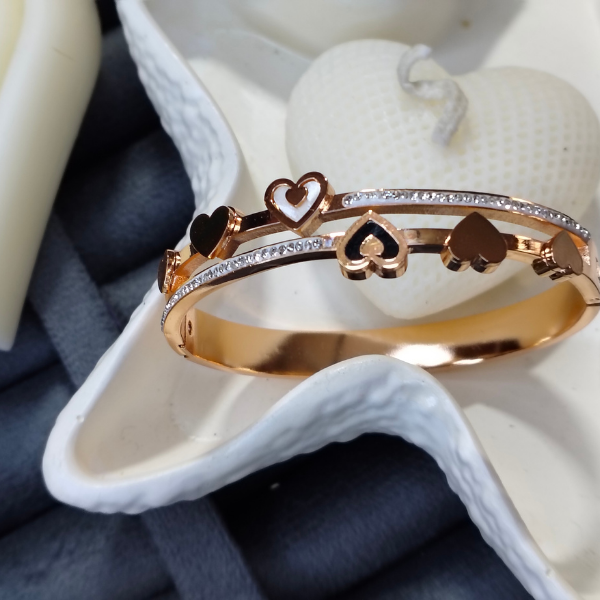 Trendy Kids Bracelet – 18K Gold Plated, Anti-Tarnish, Waterproof, Everyday Minimalist Jewelry (ROSE GOLD)
