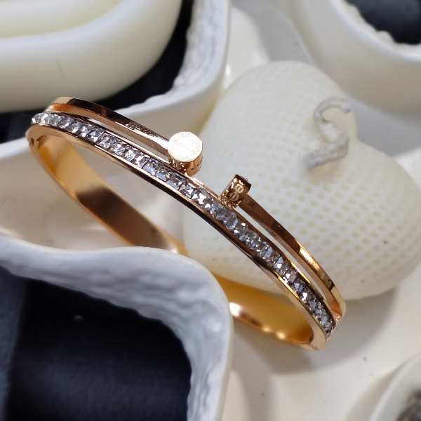 Trendy Kids Bracelet – 18K Gold Plated, Anti-Tarnish, Waterproof, Everyday Minimalist Jewelry (ROSE GOLD)