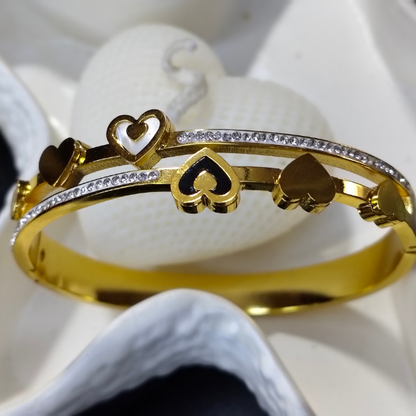 Trendy Kids Bracelet – 18K Gold Plated, Anti-Tarnish, Waterproof, Everyday Minimalist Jewelry (GOLD)