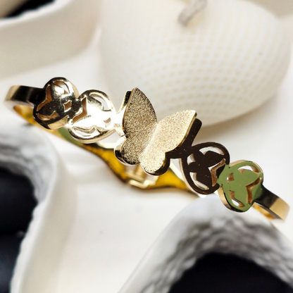 Trendy Kids Bracelet – 18K Gold Plated, Anti-Tarnish, Waterproof, Everyday Minimalist Jewelry (GOLD)