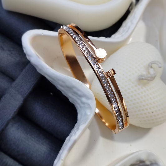 Trendy Kids Bracelet – 18K Gold Plated, Anti-Tarnish, Waterproof, Everyday Minimalist Jewelry (ROSE GOLD)
