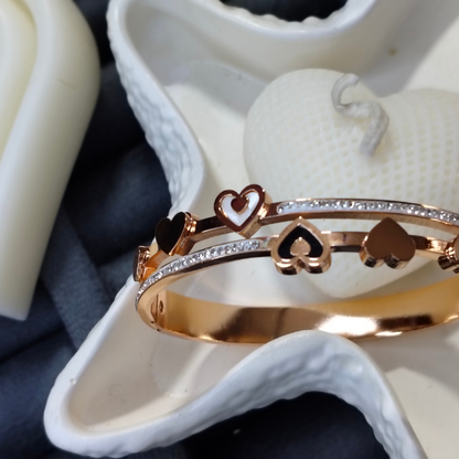 Trendy Kids Bracelet – 18K Gold Plated, Anti-Tarnish, Waterproof, Everyday Minimalist Jewelry (ROSE GOLD)