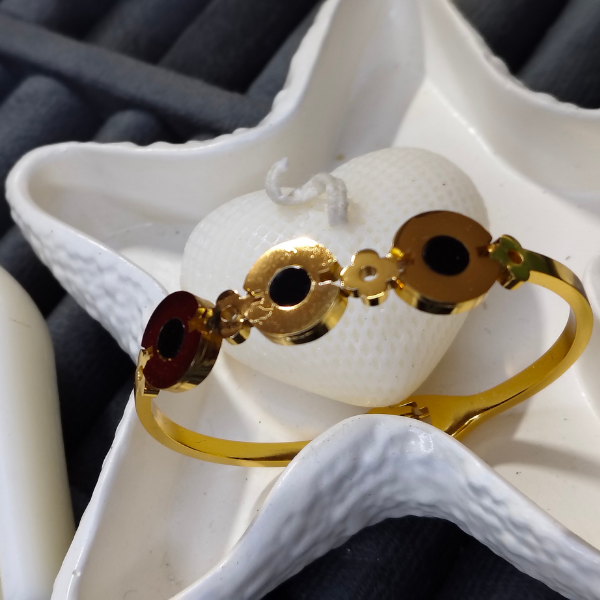 Trendy Kids Bracelet – 18K Gold Plated, Anti-Tarnish, Waterproof, Everyday Minimalist Jewelry (GOLD)