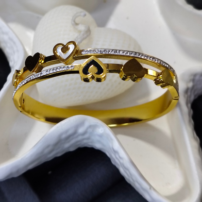Trendy Kids Bracelet – 18K Gold Plated, Anti-Tarnish, Waterproof, Everyday Minimalist Jewelry (GOLD)