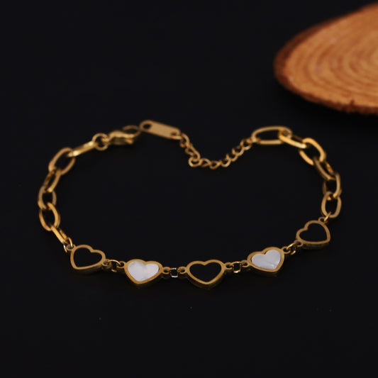 Snake Chain Bracelet Gold Plated – Single Layer, Anti-Tarnish, Waterproof(ROSE GOLD)