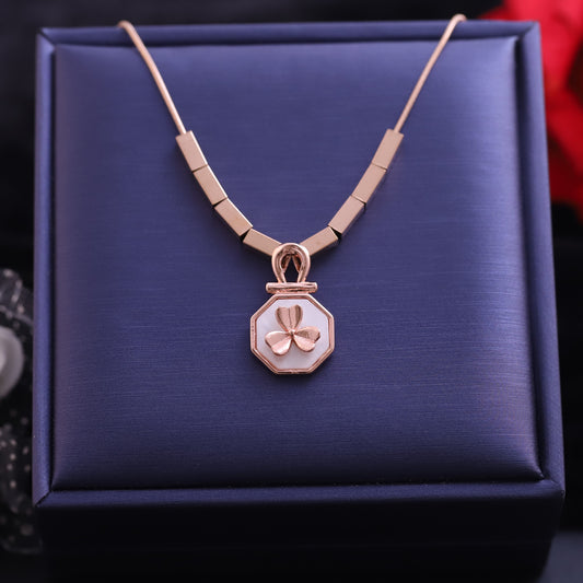 Flower Charm Gold Plated – Single Layer, Anti-Tarnish, Waterproof, Minimalist Style (GOLD)