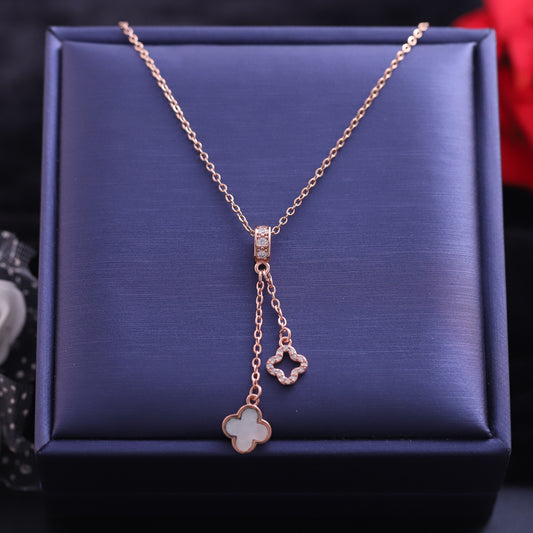Flower Charm Gold Plated – Single Layer, Anti-Tarnish, Waterproof, Minimalist Style (GOLD)